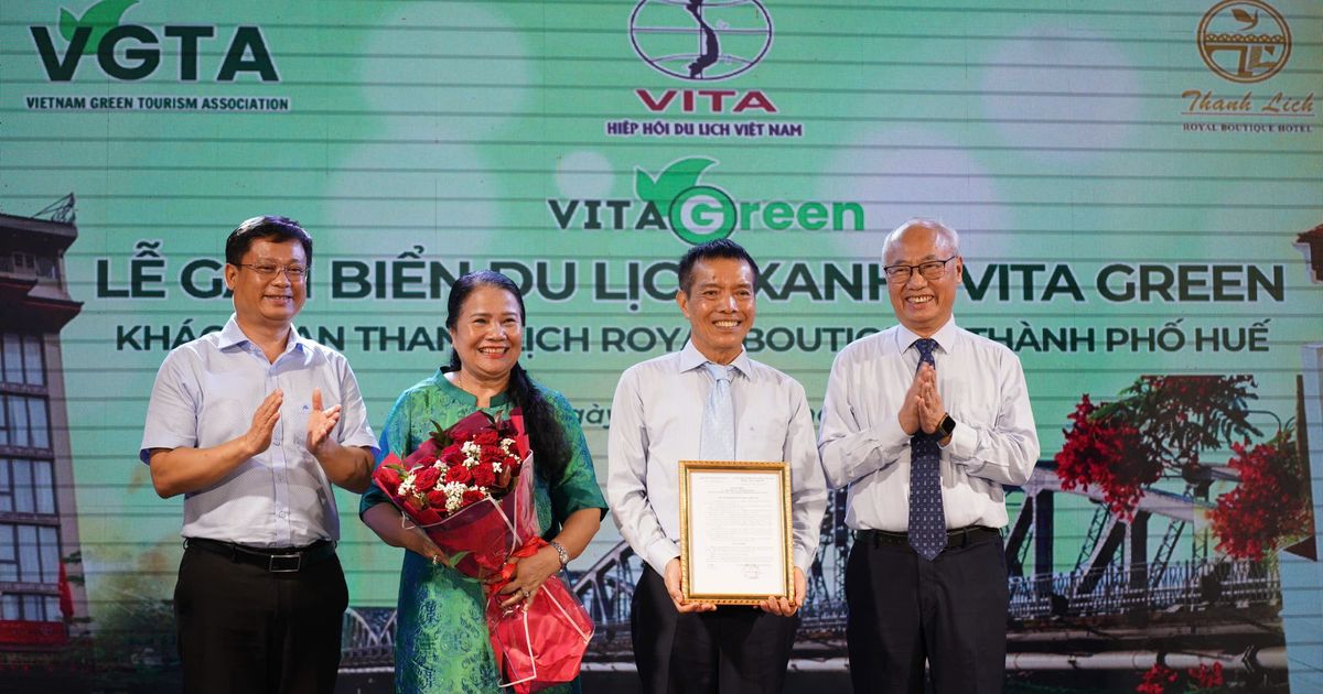 Khách sạn đầu tiên đạt VITA GREEN tại Huế và câu chuyện chuyển đổi từ nhận thức đến hệ thống vận hành