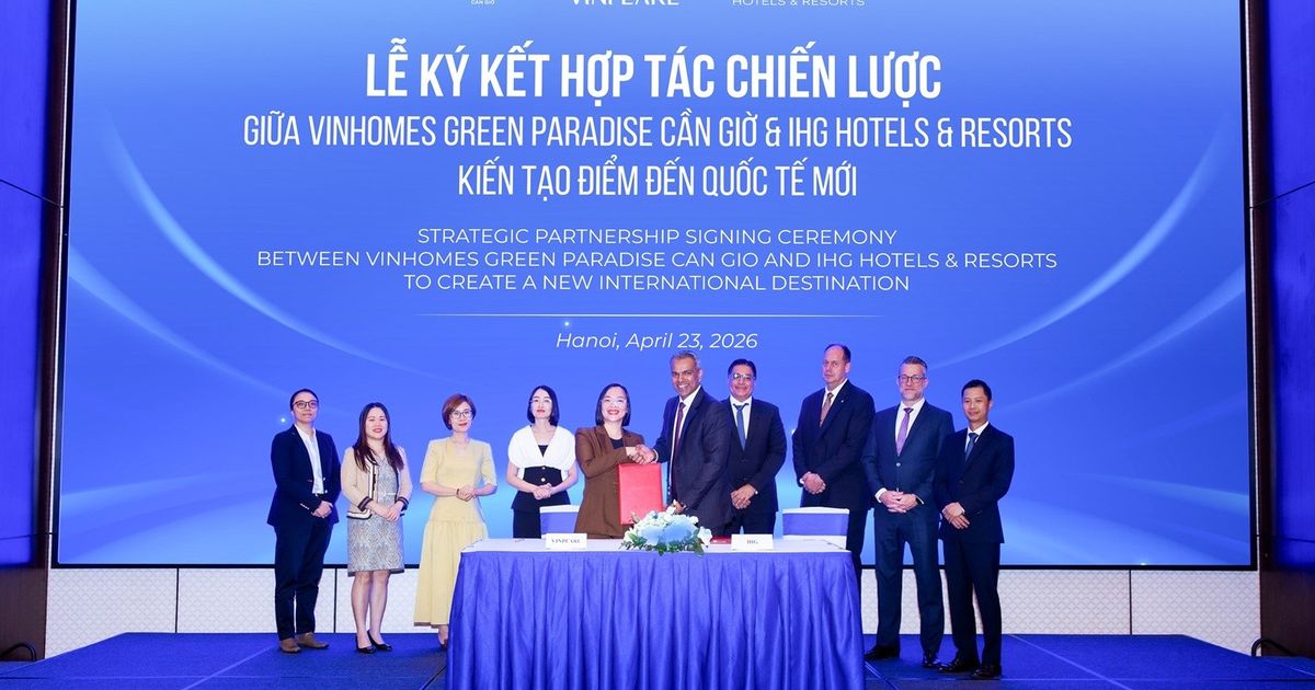 IHG đưa 4 thương hiệu khách sạn quốc tế đến Vinhomes Green Paradise Cần Giờ