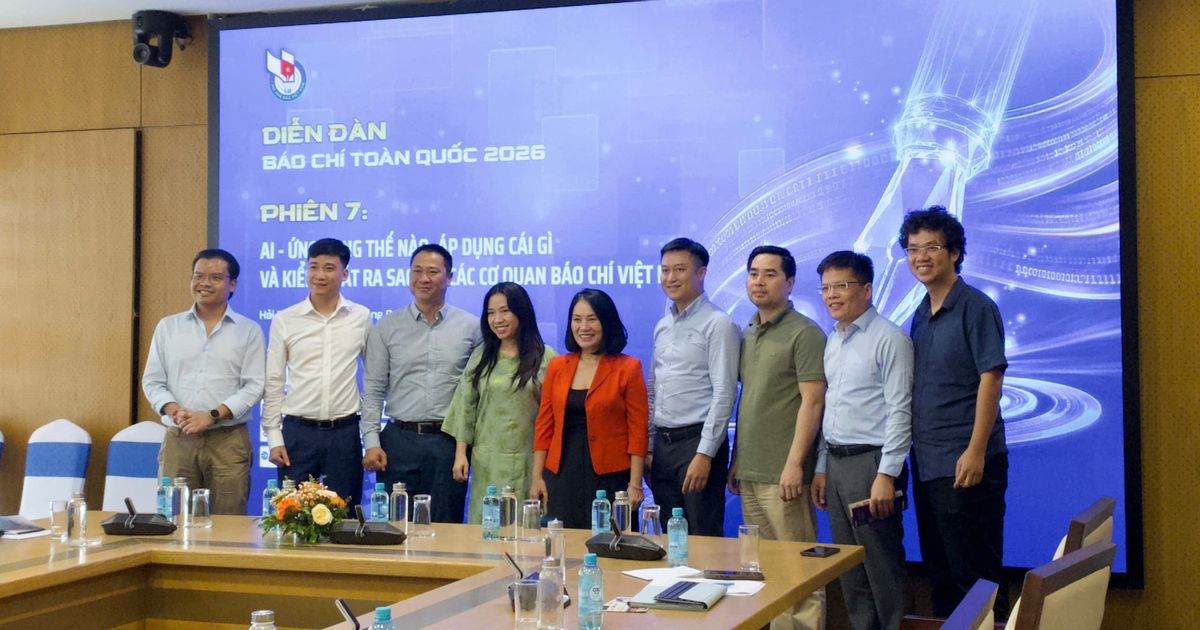 Diễn đàn “AI- Ứng dụng thế nào, áp dụng cái gì và kiểm soát ra sao tại các ít cơ quan báo chí Việt Nam?”