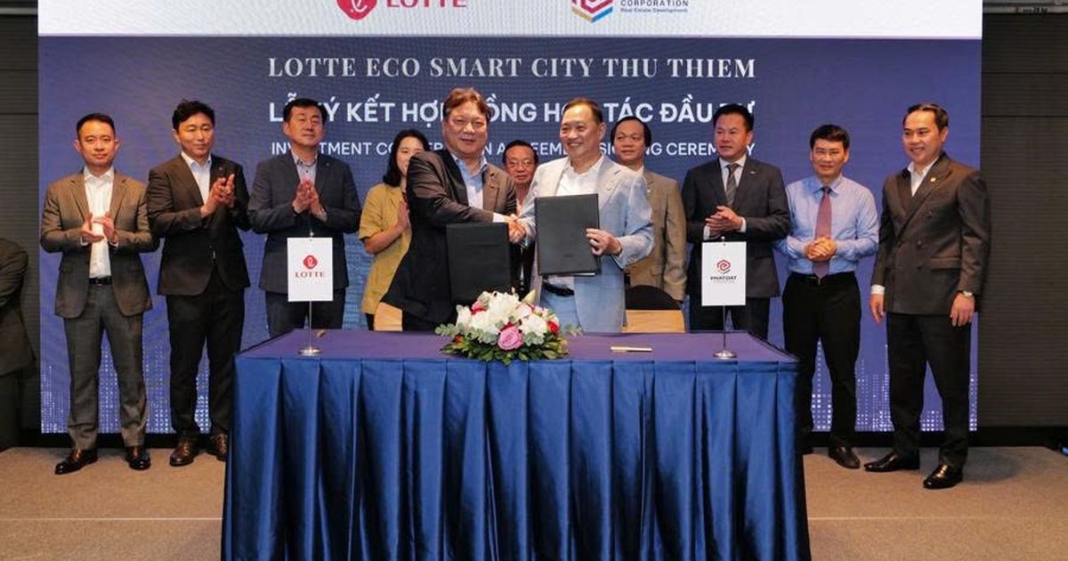 Phát Đạt và Lotte ký hợp tác đầu tư dự án Lotte Eco Smart City Thu Thiem
