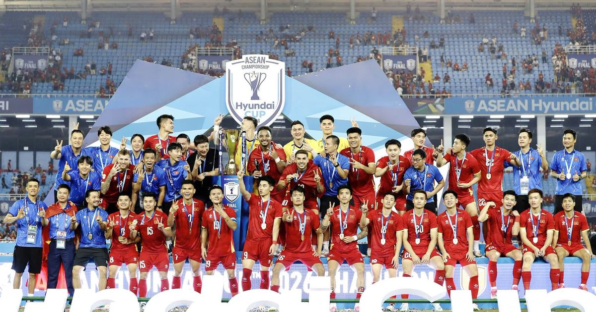 Thủ tướng Lê Minh Hưng gửi thư chúc mừng tuyển Việt Nam bảo vệ thành công ngôi vô địch ASEAN Cup
