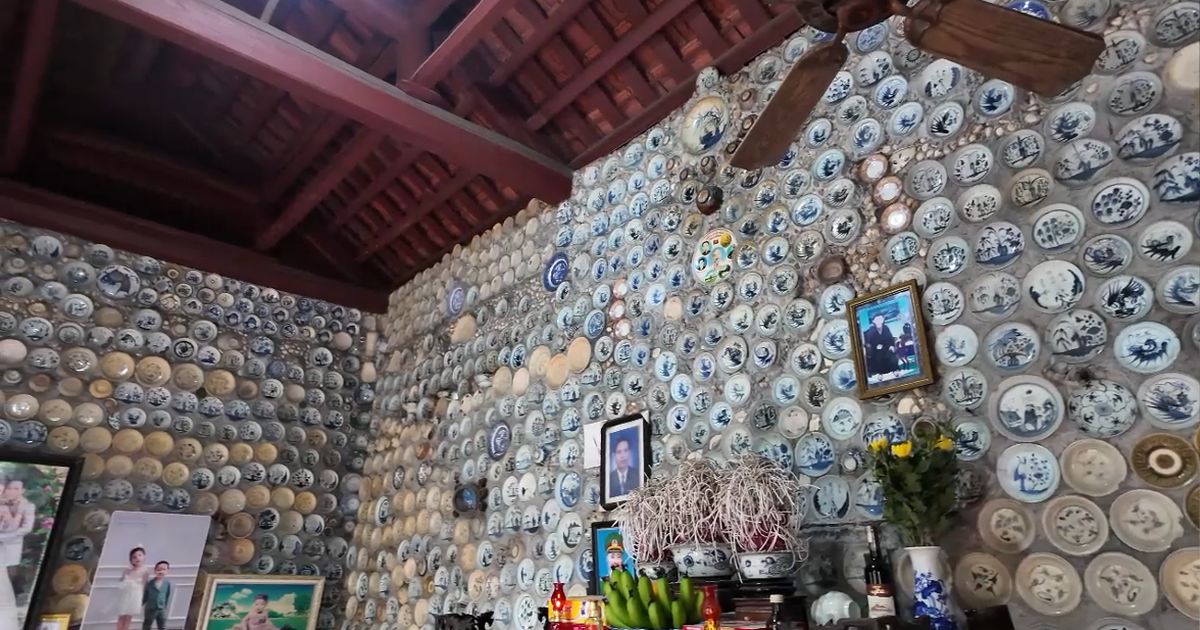 Ngôi nhà 10.000 bát đĩa và câu chuyện giữ ký ức làng quê