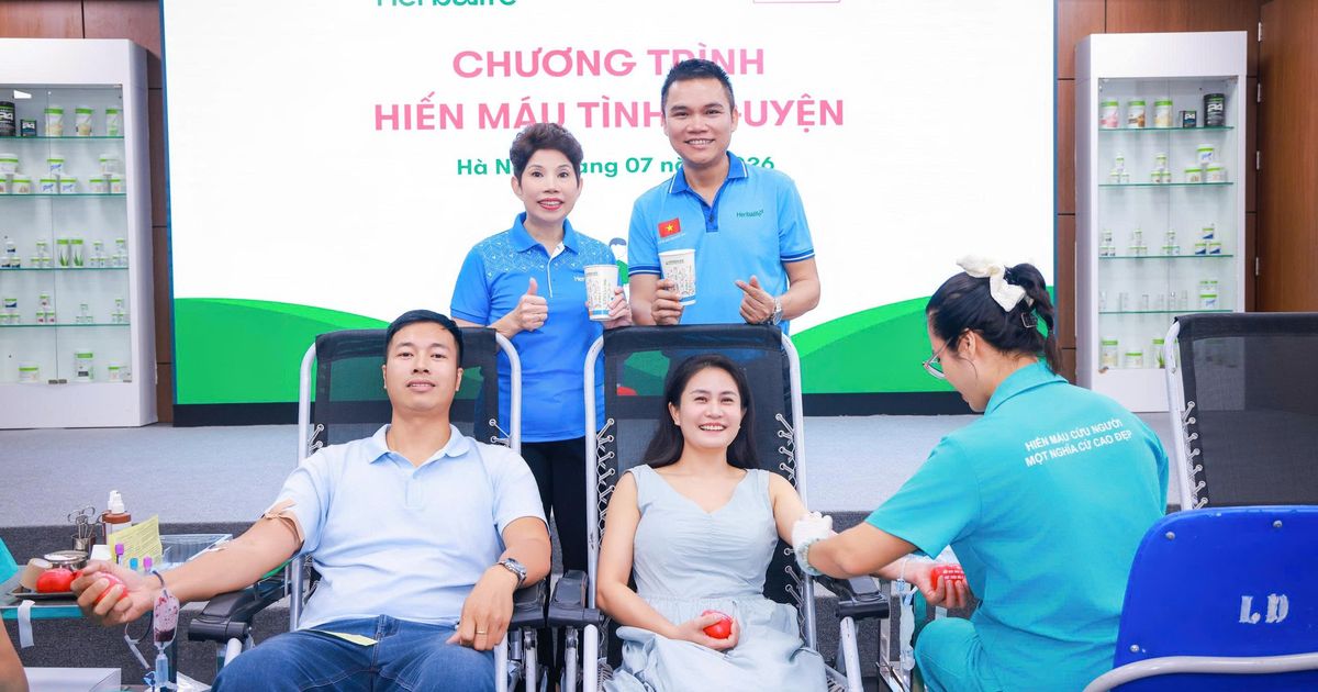 Hưởng ứng Ngày Hiến Máu Tình Nguyện 2026: Herbalife Việt Nam chung tay tiếp nhận 183 đơn vị máu