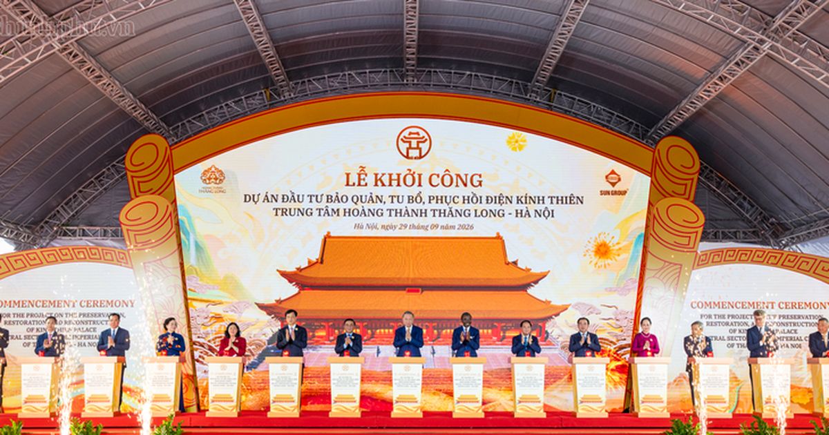 Khởi công dự án bảo quản, tu bổ, phục hồi Điện Kính Thiên